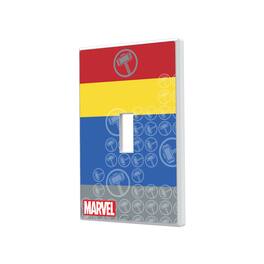 Keyscaper - Marvel Sigil Hidden-Screw Light Switch Plate - Single Toggle - Thor