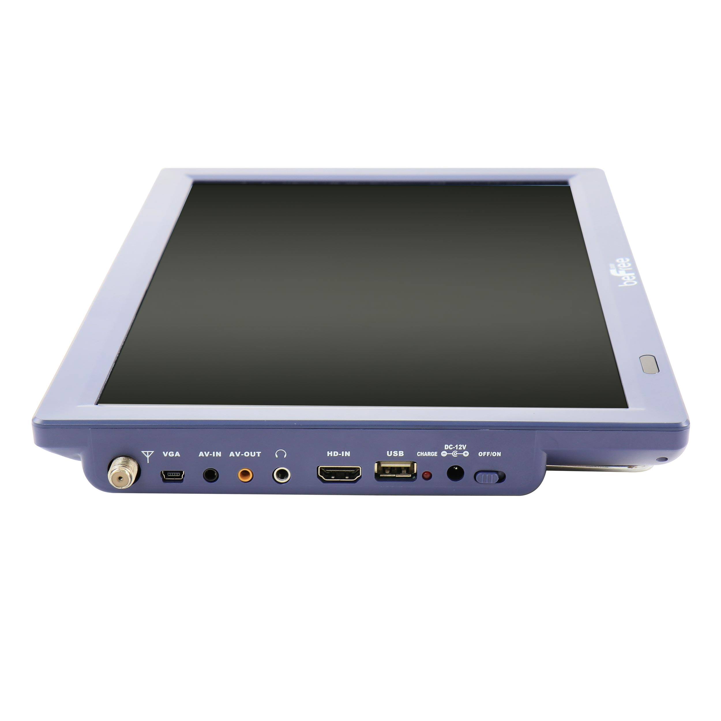 beffee VGA AV-IN AV-OUT HD-IN USB DC-12V CHARGE OFF/ON