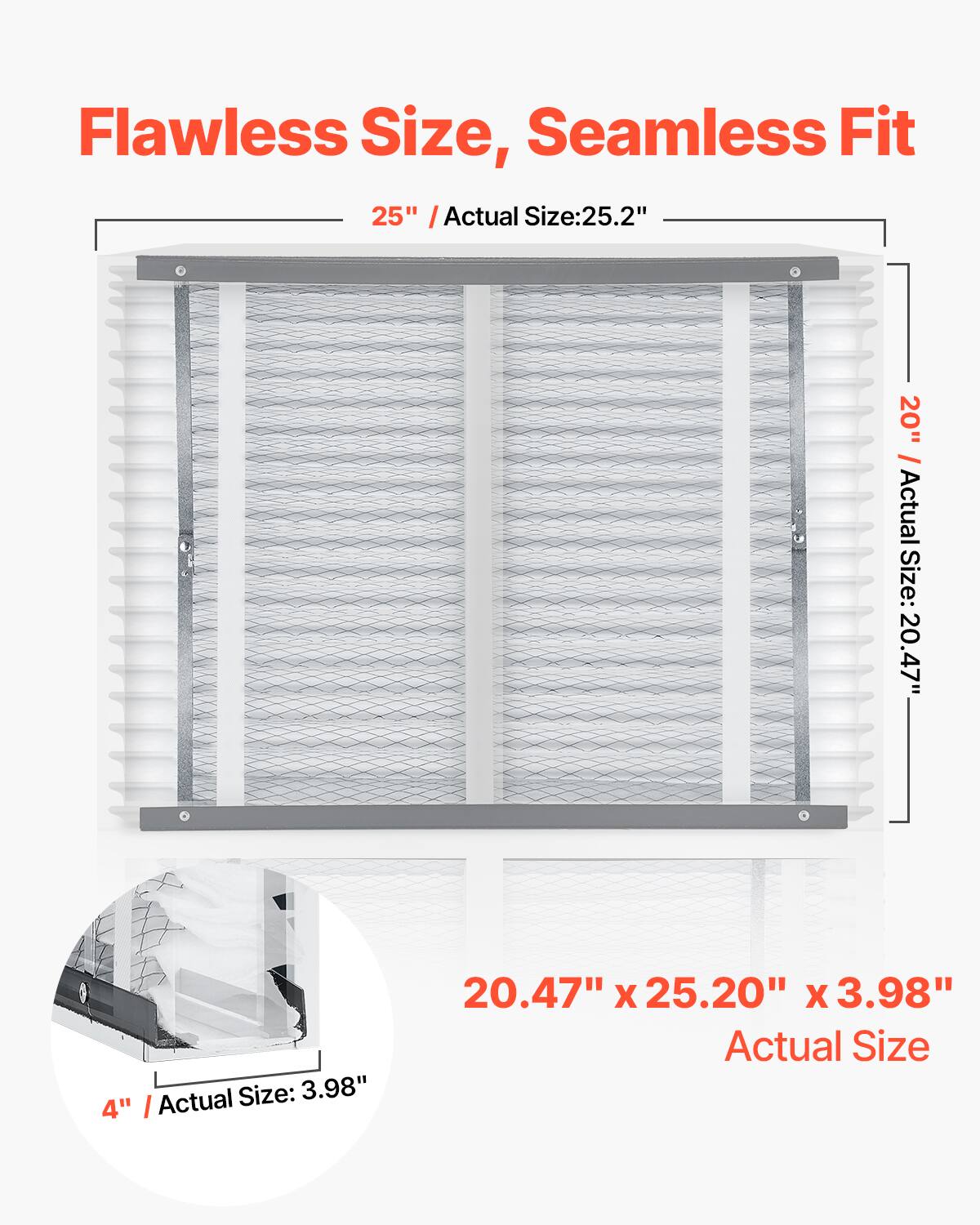 Flawless Size, Seamless Fit

25" / Actual Size: 25.2"

20" / Actual Size: 20.47"

4" / Actual Size: 3.98"

20.47" x 25.20" x 3.98" Actual Size