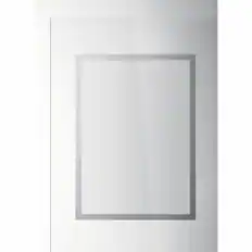 Front. Durable - The Infoframe Glass mountable Window Removable Repositionable Heat Resistant UV Both Sides Display Advertising 2 / Pack.