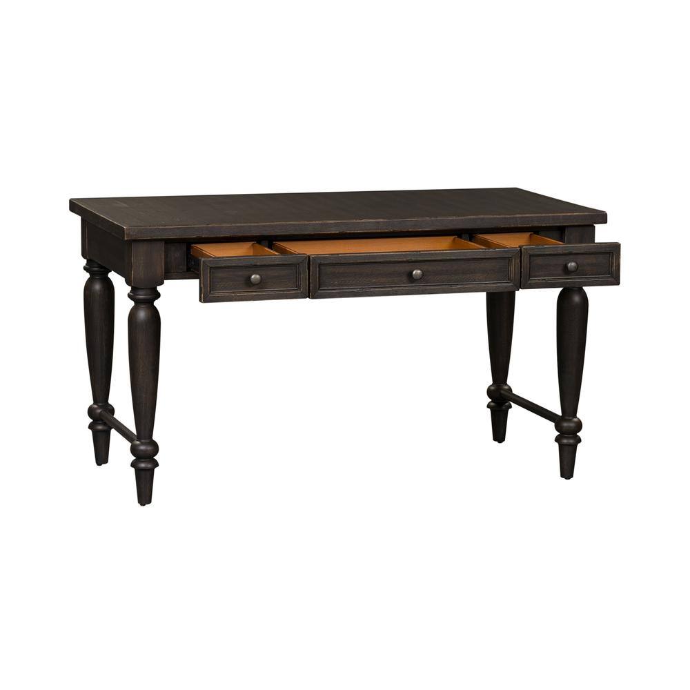 Back. Liberty Furniture Industries - Harvest Home Writing Desk in Chalkboard - Black.