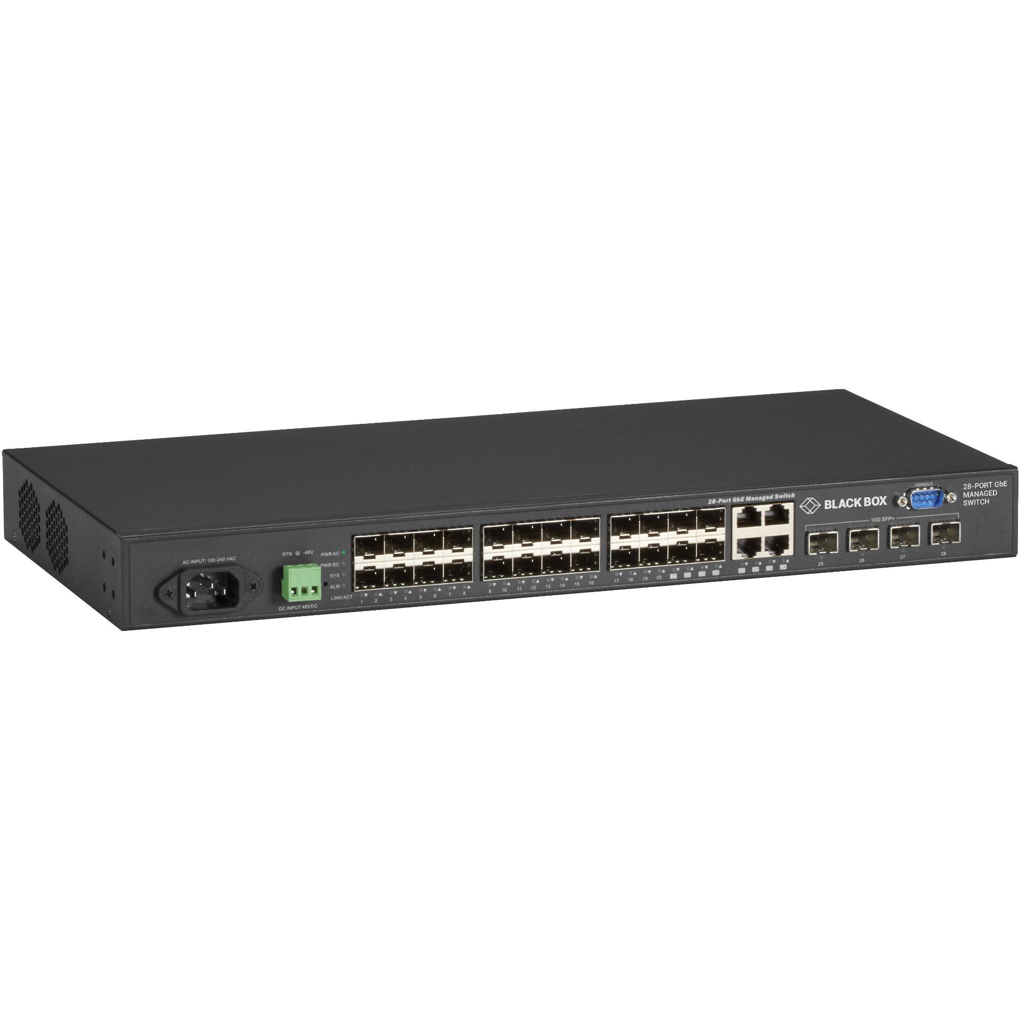 IN Managed Smilish 28-Part  
BLACK BOX ally  
COLORIE  
28 -PORT del MANAGED SMITCH  
ACAPST 2 - - 2.00  
DI . DI PARANO PARZO LINKACT enc  
2 1  
. 1  
- +  
. -  
- -  
- -  
-  
%  
.  
4  
IT 3  
1  
4  
-  
F  
a  
3