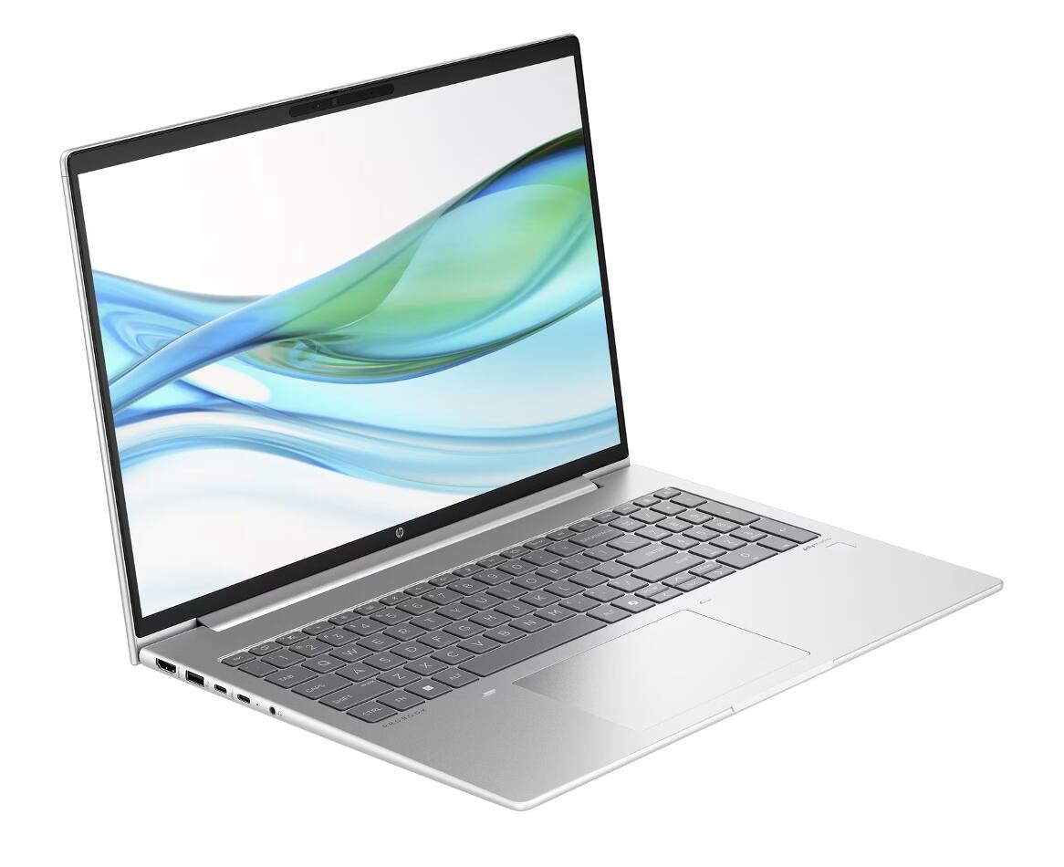 Alt View 5. HP - HP ProBook 465 A1RM9UT#ABA Pike Silver Laptop, Ryzen 7 7735U, 32GB, 2TB SSD, 16.0 (1920x1200), 680M, Win 11 Pro - Pike Silver.