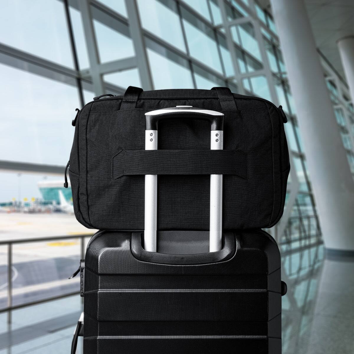 Alt View 8. ALPAKA - Bravo Brief 16 Inch Laptop Briefcase,Messenger Bag for Men and Women, Business Shoulder Bag for Work Travel - Green Axoflux 400D Ripstop Nylon.