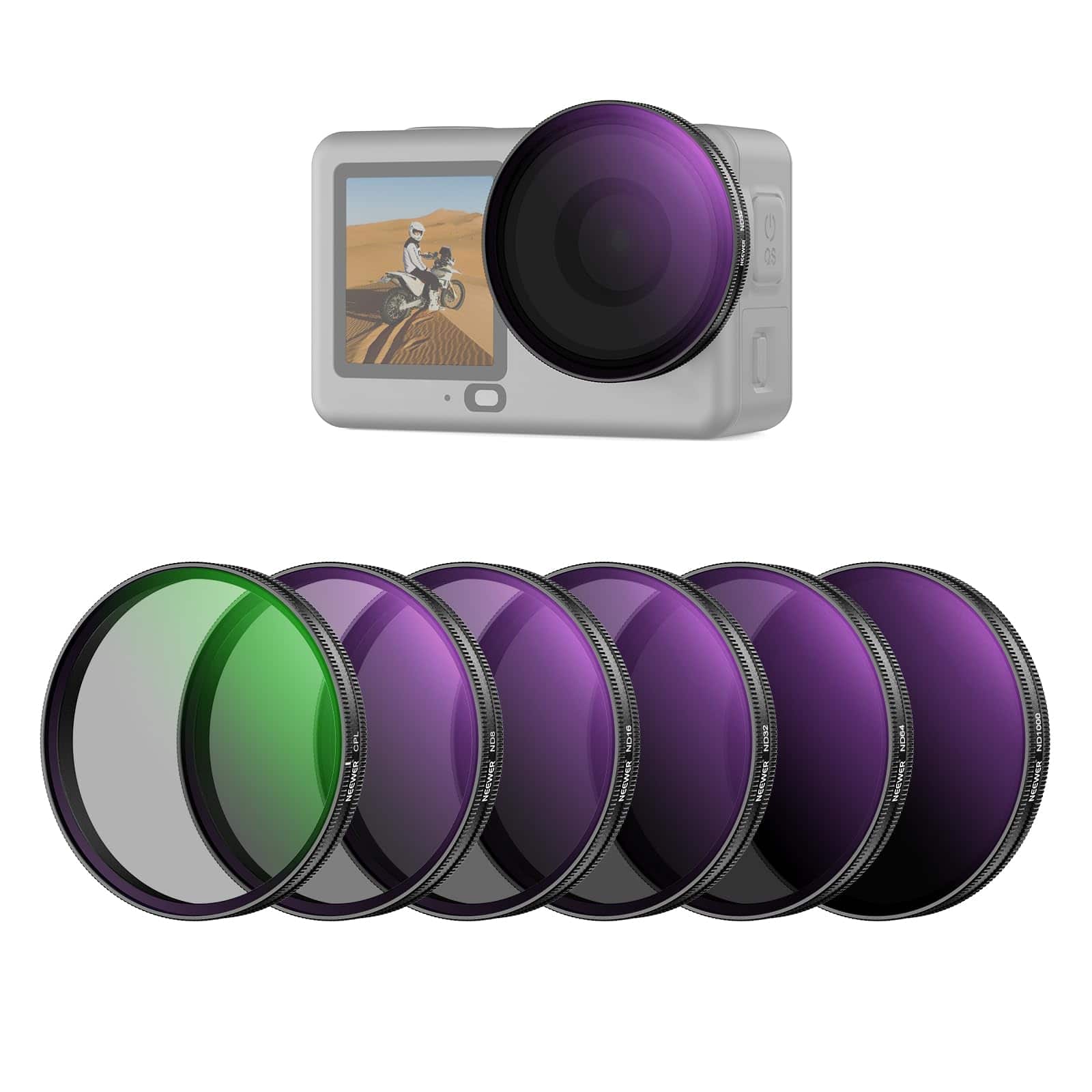 Neewer - DJI OA6 CPL + ND8/16/32/64/1000 6-Pack