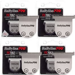 4x BaByliss PRO Replacement Trimmer Blade FX708Z For FX788 Trimmers - Silver