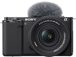 Sony - Alpha ZVE10: APS-C Content Creators’ Camera - Black