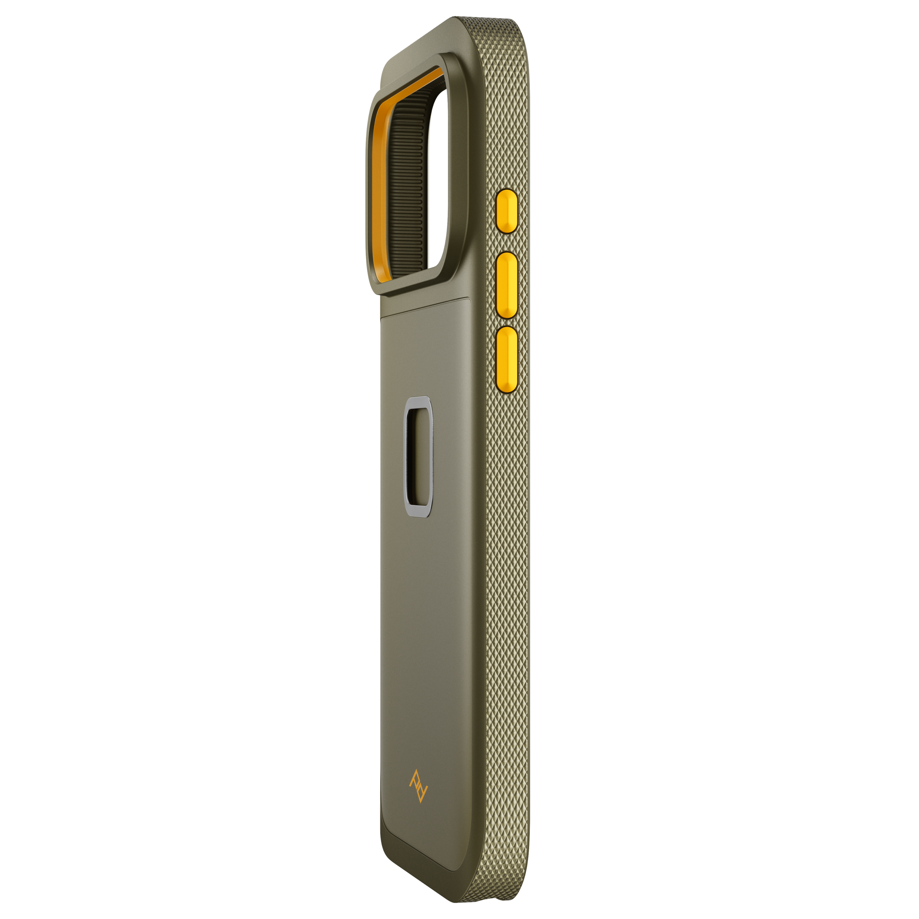 Angle. Peak Design - Mobile GNAR Case Apple iPhone 17 Pro Max Kelp - Kelp.