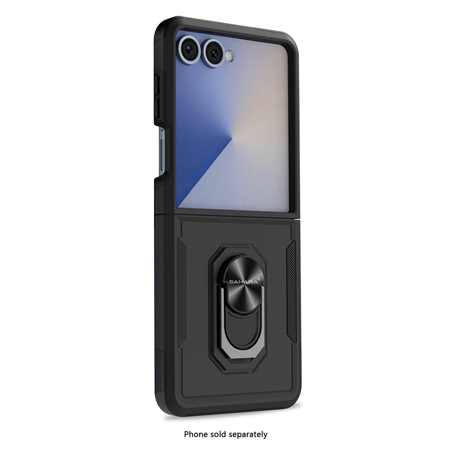 The text on the image is: "Phone sold separately."