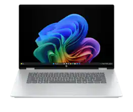 HP - OmniBook 7 Laptop Computer 16" 2K Touch Screen Intel Core Ultra 5 16 GB - Glacier silver aluminum