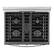Alt View 12. Whirlpool - 5.0 Cu. Ft. Freestanding Gas Range with Self-Cleaning and SpeedHeat Burner - Fingerprint Resistant Stainless Steel.