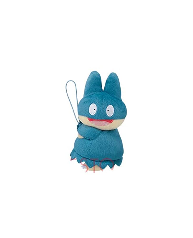 Front. Banpresto - Banpresto Pokemon Munchlax 4 Inch Hanging Guraburarin Plush.