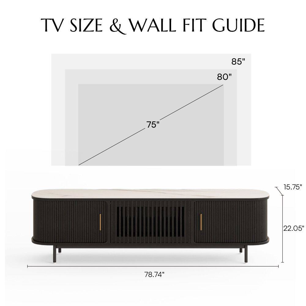 TV SIZE & WALL FIT GUIDE

85"  
80"  
75"  

15.75"  
22.05"  
78.74"