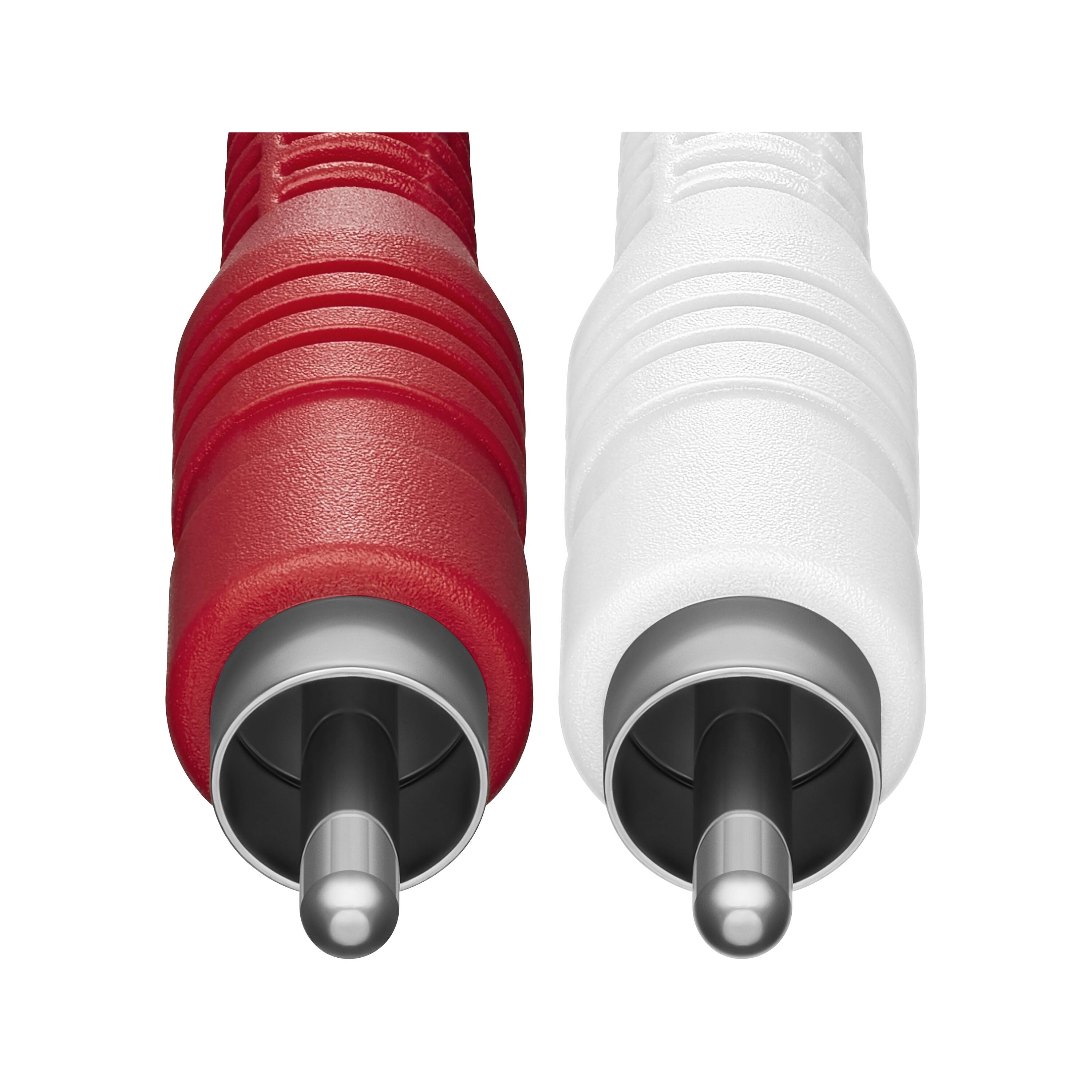 Alt View 2. Insignia™ - 6' 3.5 mm to Stereo Audio RCA Cable - Black.