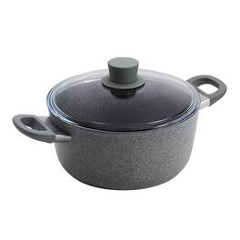 ZWILLING - Parma Plus Ceramic 4.8-qt Aluminum Ceramic Nonstick Dutch Oven with Lid - Gray