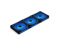 Front. Lian Li - LIAN LI UNI FAN SL INFINITY 120 RGB BLACK 3 PCS PACK ---UF-SLIN120-3B ( L Connect 3.0 Controller included) - Black.