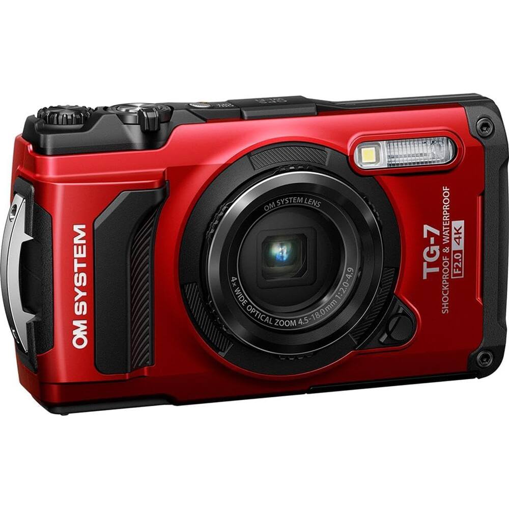 SYSTEM OM SYSTEM LENS M MAN 4x 1:2.0-4.9 WIDE OPTICAL 4.5 18.0mm ZOOM WATERPROOF 4K TG-7 & F2.0 SHOCKPROOF
