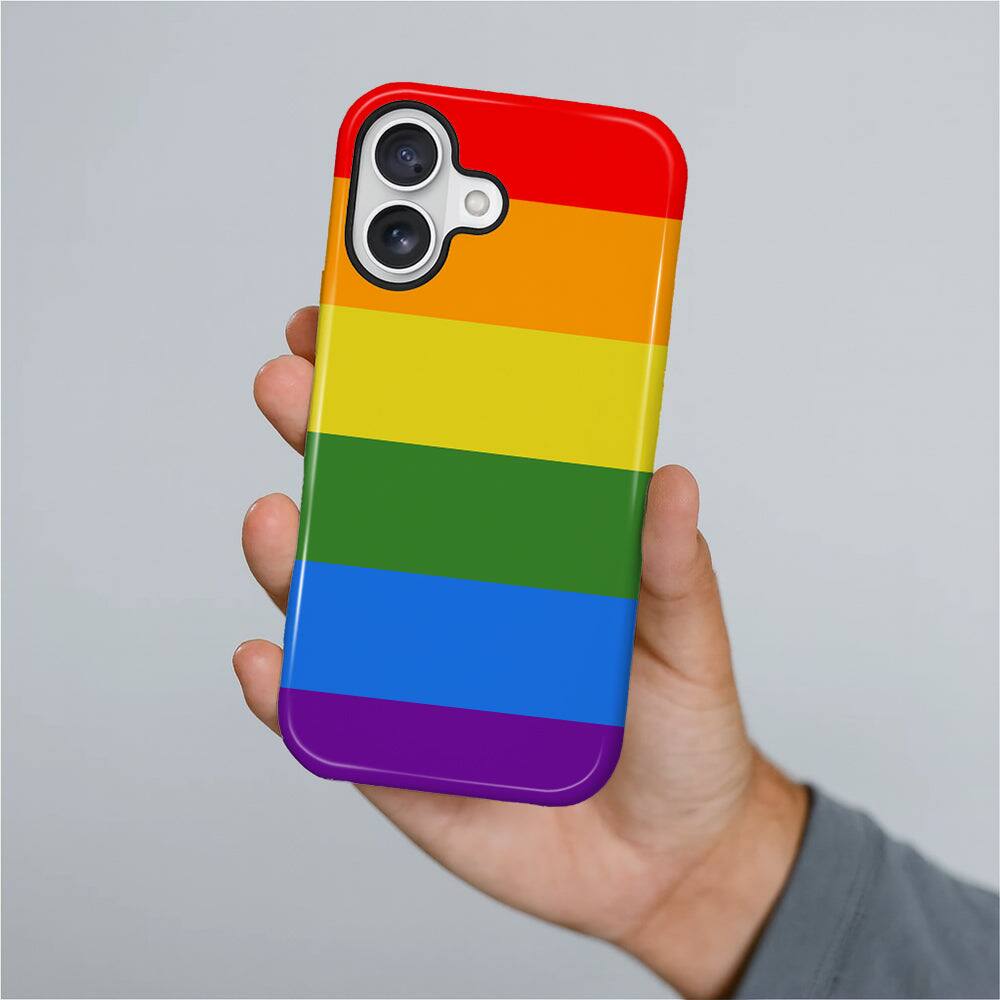 Alt View 3. Finnhomy - Smartphone Case for iPhone 16 Plus - Dual-Layer Heavy Duty Protective Cover - Colorful - Colorful for iPhone 16 Plus.