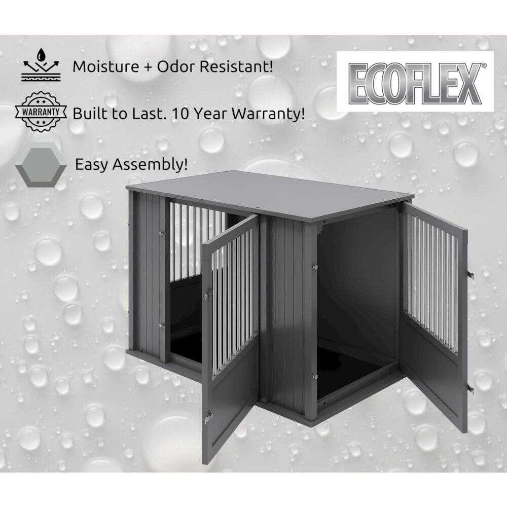Moisture + Odor Resistant!  
ECOFLEX WARRANTY  
Built to Last. 10 Year Warranty!  
Easy Assembly!