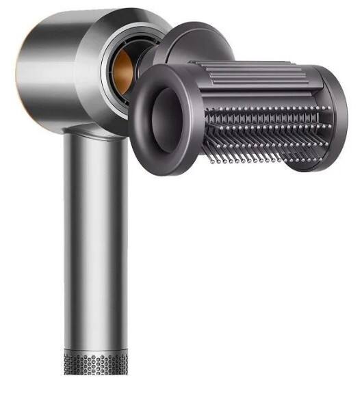 Left. Dyson - Supersonic Hair Dryer HD15 - Nickel/Copper.