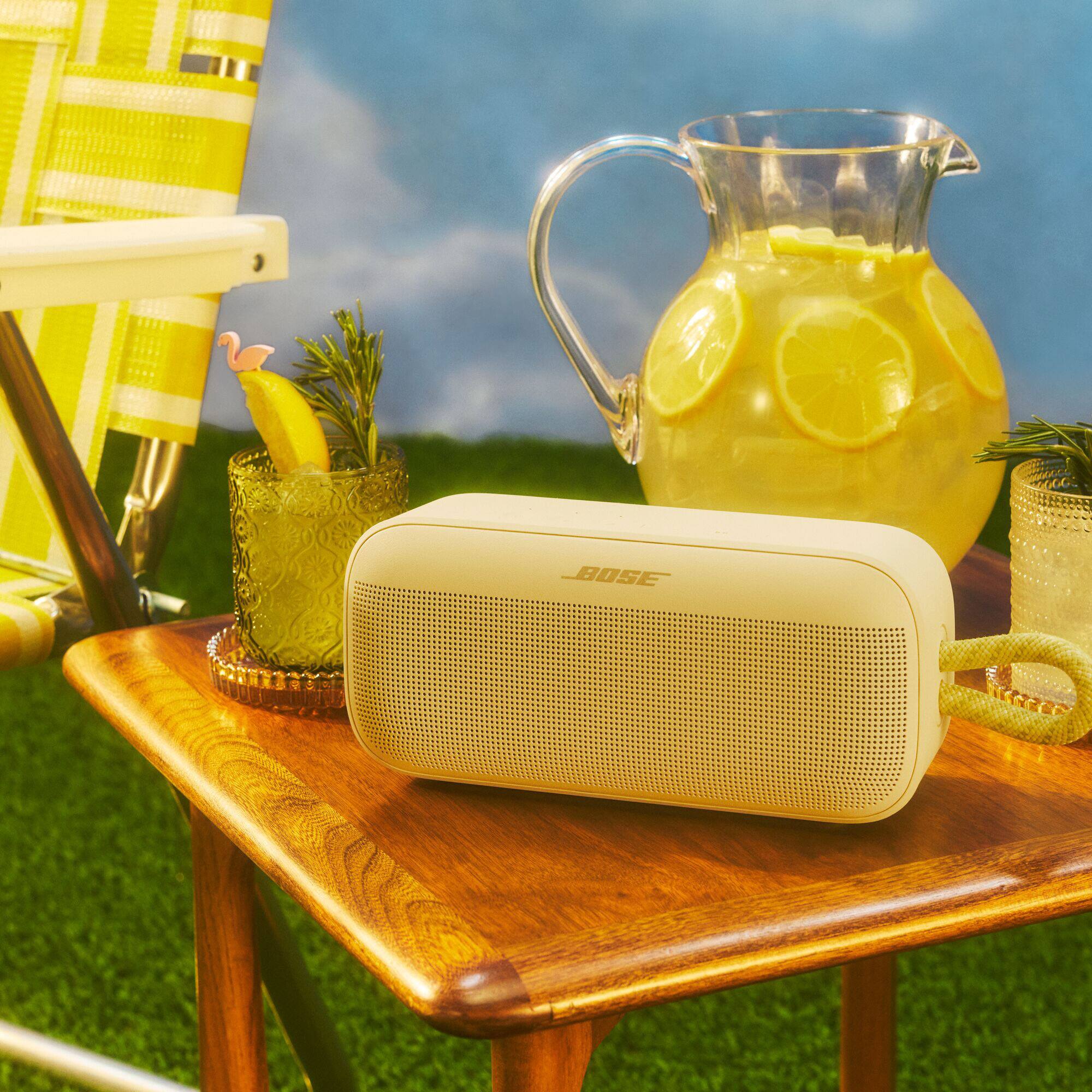 Alt View 6. Bose - SoundLink Plus Portable Bluetooth Speaker - Citrus Yellow.