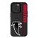 Front. Keyscaper - Atlanta Falcons Throwback Logo iPhone Magnetic Bump Case - 16 Pro Max - Black.