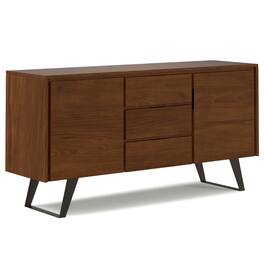 Simpli Home - Lowry Sideboard Buffet - Walnut Veneer