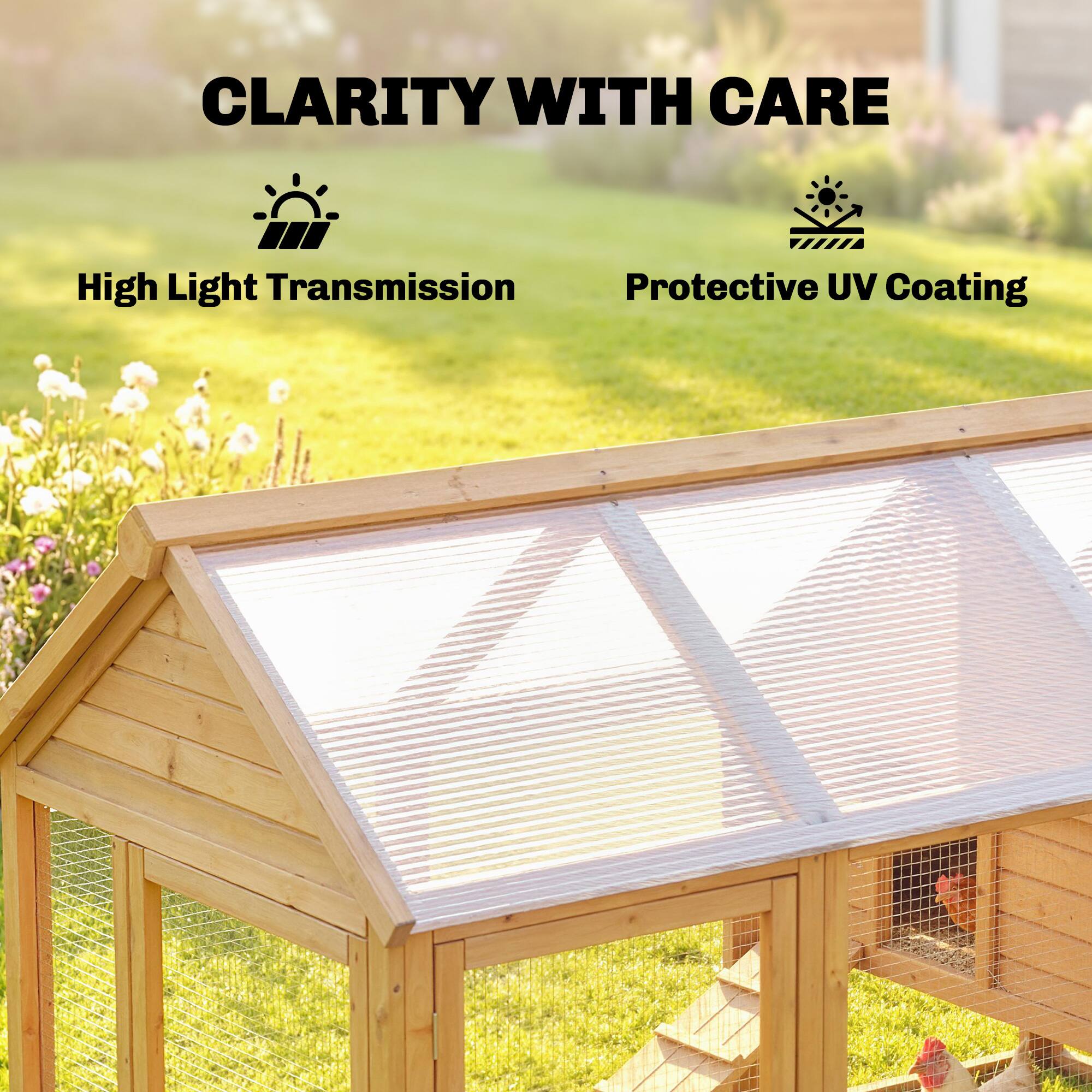 CLARITY WITH CARE

- High Light Transmission
- Protective UV Coating