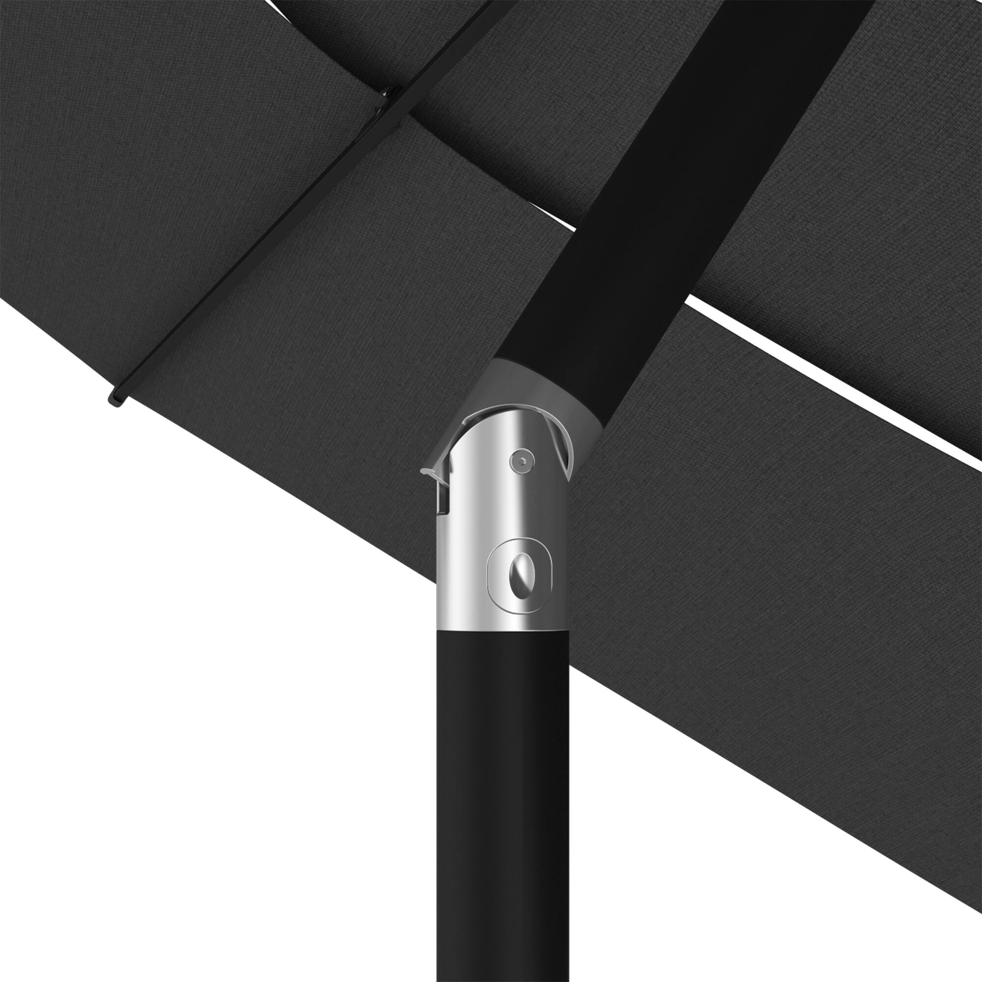 Alt View 5. FUFU & GAGA - FUFU&GAGA Patio Umbrella: Adjustable Shade, Colorful Outdoor Vibes - Black.