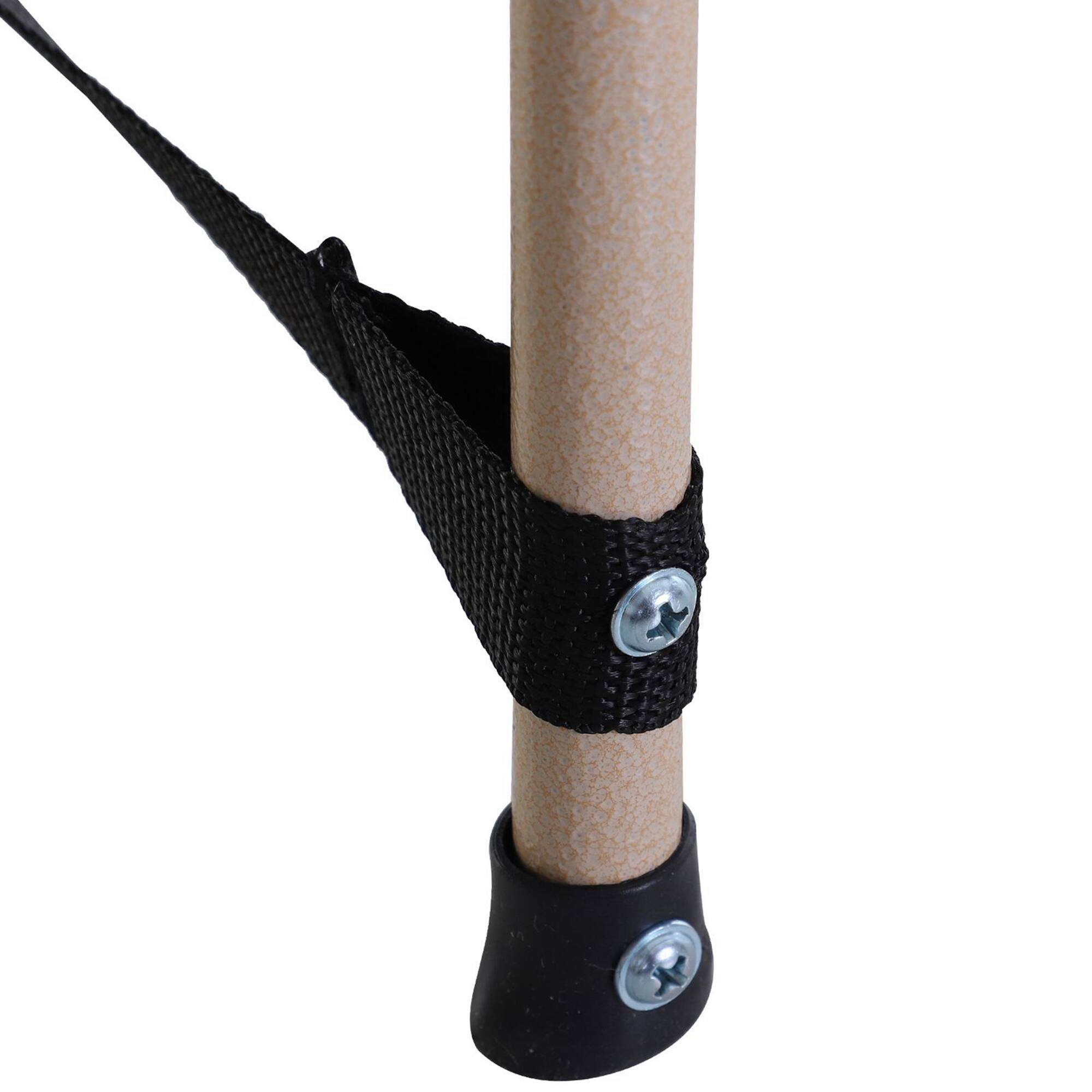 Alt View 7. Outsunny - Folding Camping Cot for Adults with Carry Bag, Side Pocket, Outdoor Portable Sleeping Bed for Travel, Camp, Vacation - Gray.