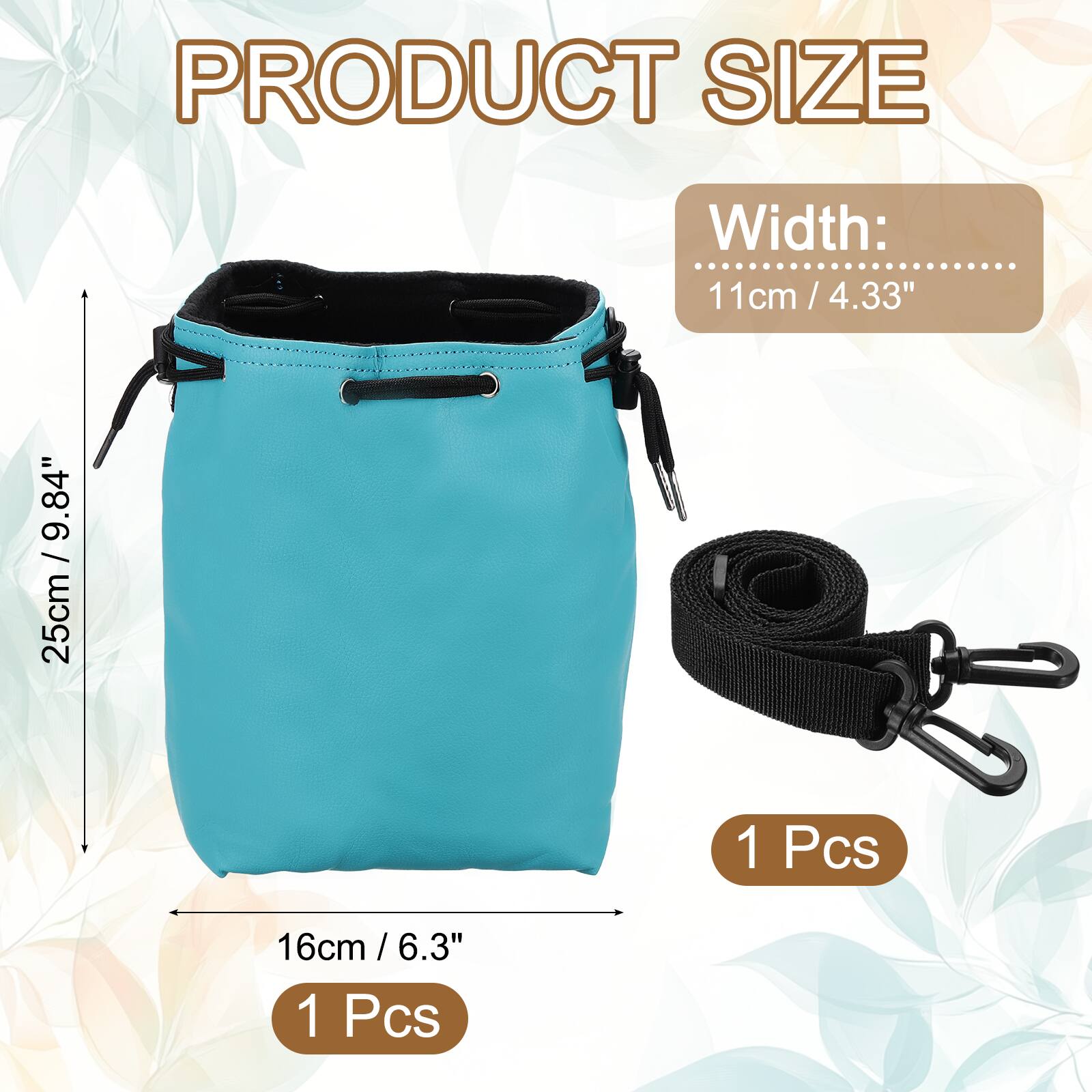 PRODUCT SIZE  
Width: 11cm / 4.33"  
Height: 25cm / 9.84"  
1 Pcs  
16cm / 6.3"  
1 Pcs