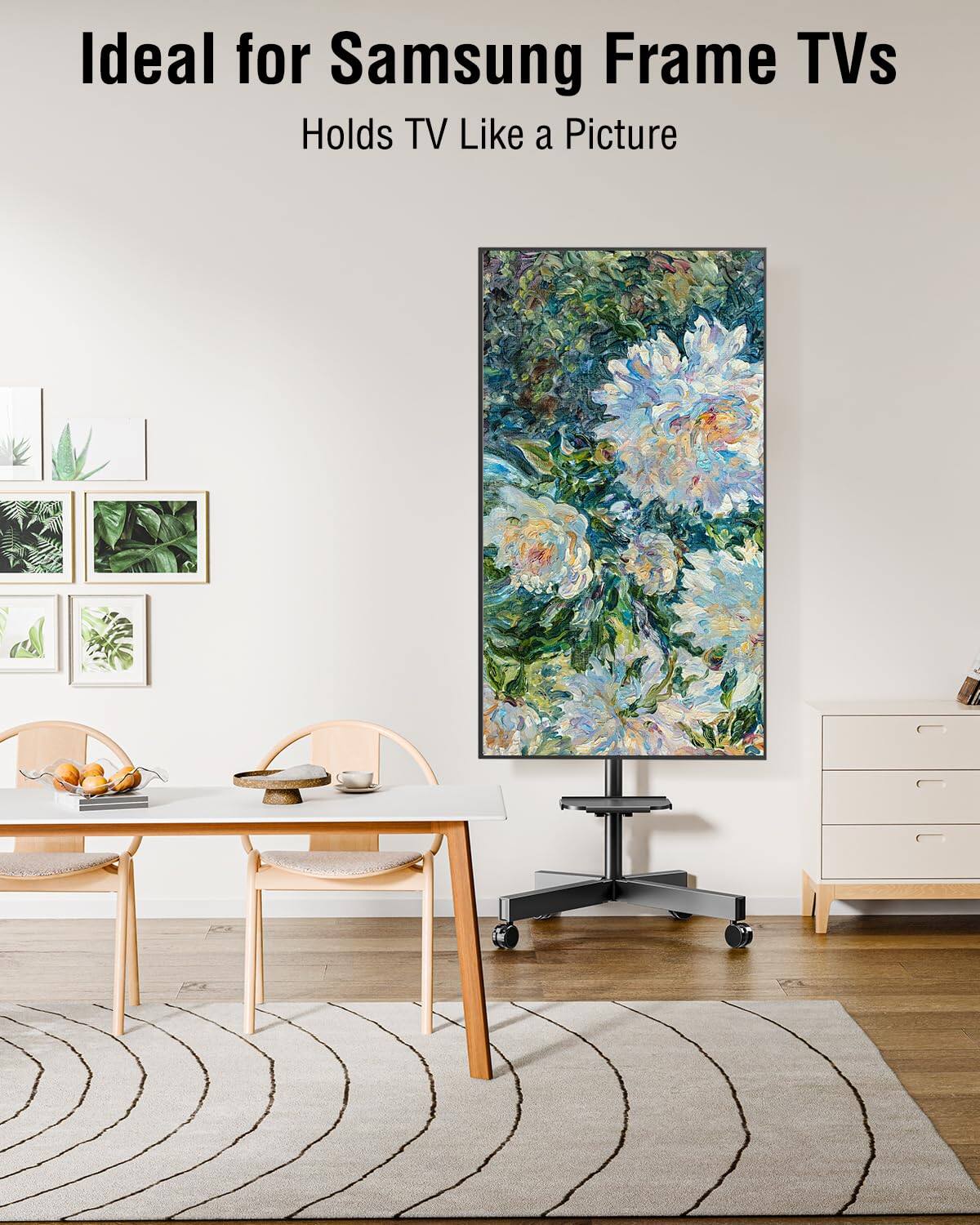 Ideal for Samsung Frame TVs  
Holds TV Like a Picture