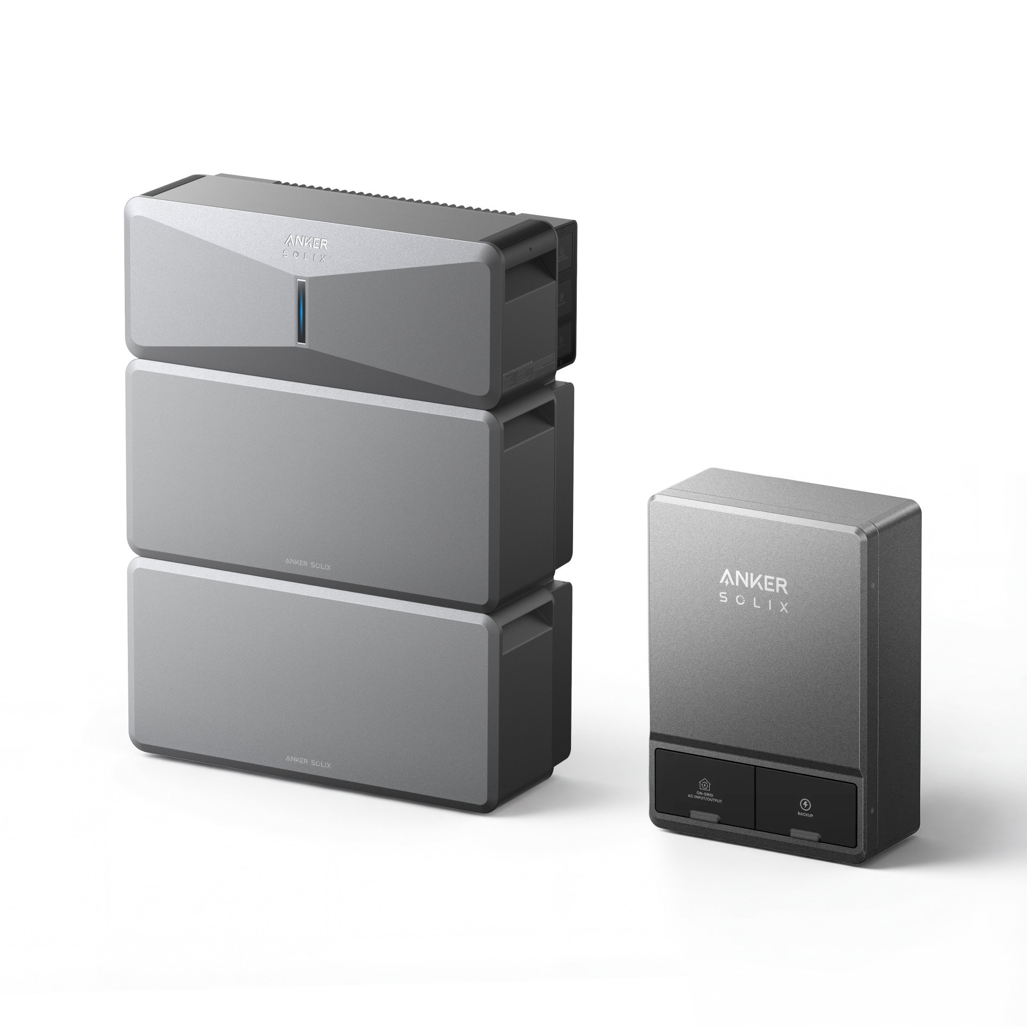 Anker - SOLIX E10 Whole-Home Manual Backup Kit, 10kW Turbo Output/ 12kWh Capacity with Smart Inlet Box (Installation Required) (12288 Wh Capacity)