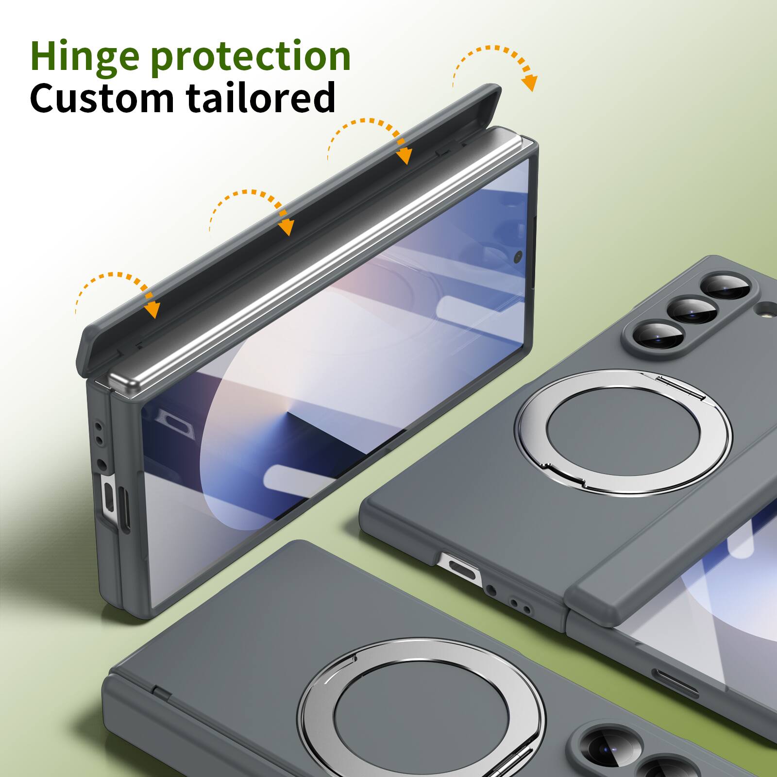 Hinge protection  
Custom tailored