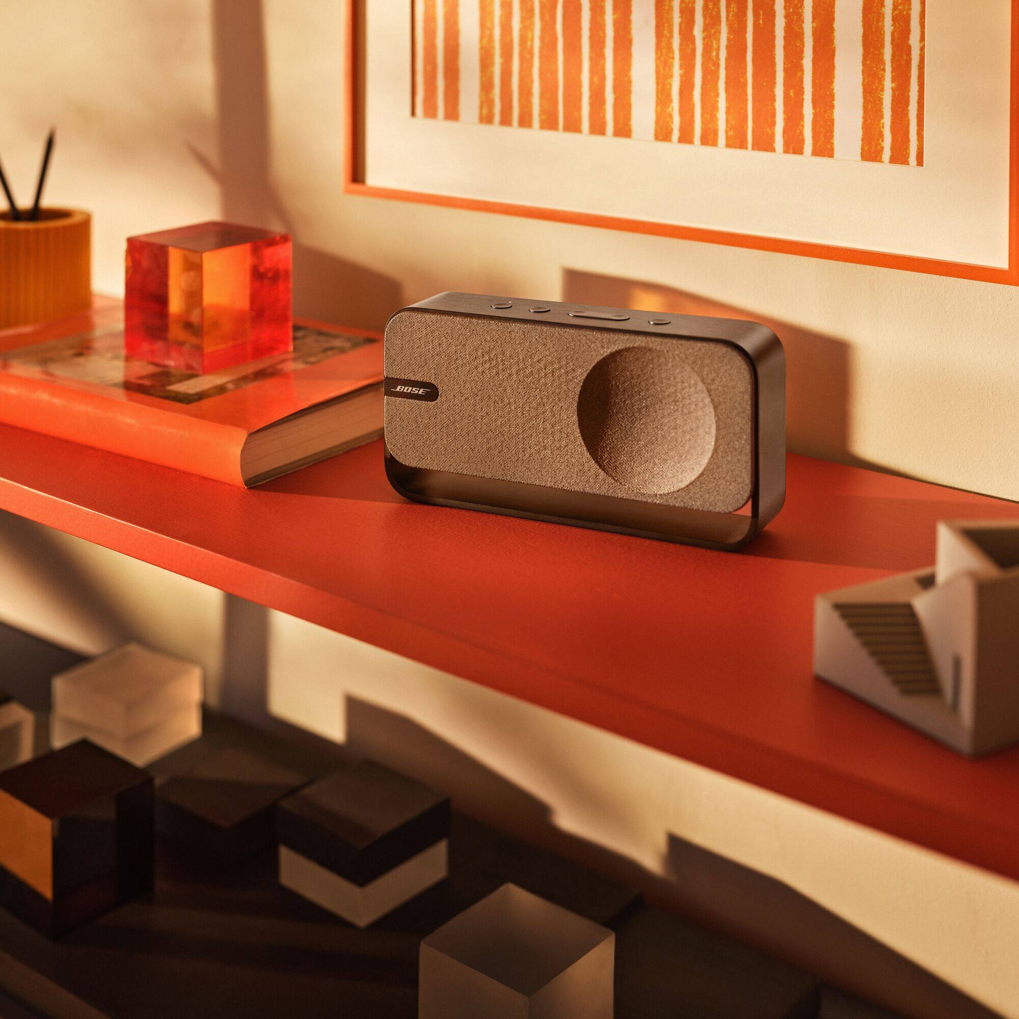 Alt View 5. Bose - SoundLink Home Portable Bluetooth Speaker - Cool Gray.