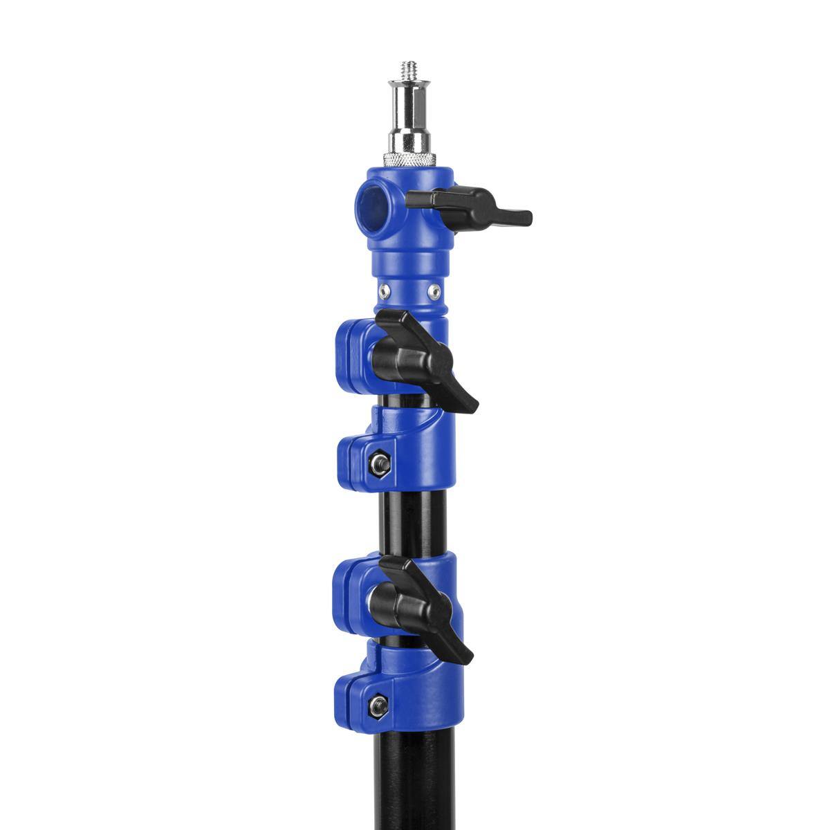 Alt View 6. Flashpoint - Flashpoint Pro Air-Cushioned Heavy-Duty Light Stand (Blue, 7.2').