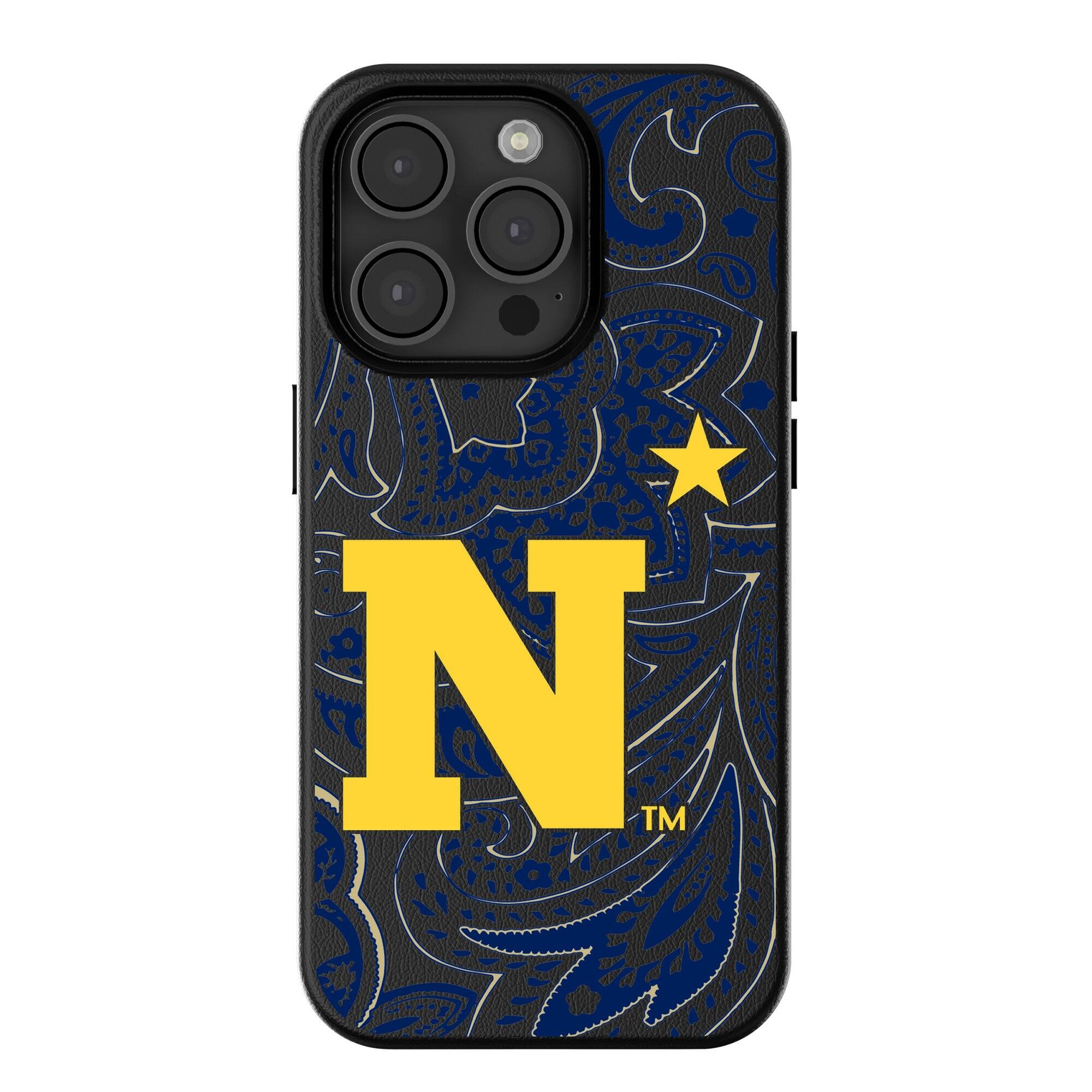 Keyscaper - NCAA - Navy Midshipmen Paisley iPhone Magnetic Bump Case - 16 - Black price history on PriceWatchPro