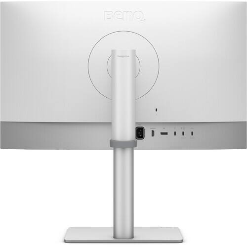 Alt View 2. BenQ - PD2730S 27" IPS 5K UHD (5120 x 2880) Designer Monitor, 60 Hz, 5 ms, Thunderbolt 4 Integrated USB Hub & Stereo Speakers - Gray.