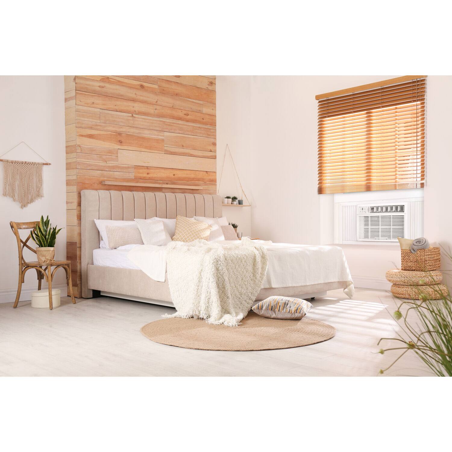 Alt View 16. Keystone - 1000 Sq. Ft. 18,500 BTU Window Air Conditioner and 16,000 BTU Heater with Supplemental Heat - White.