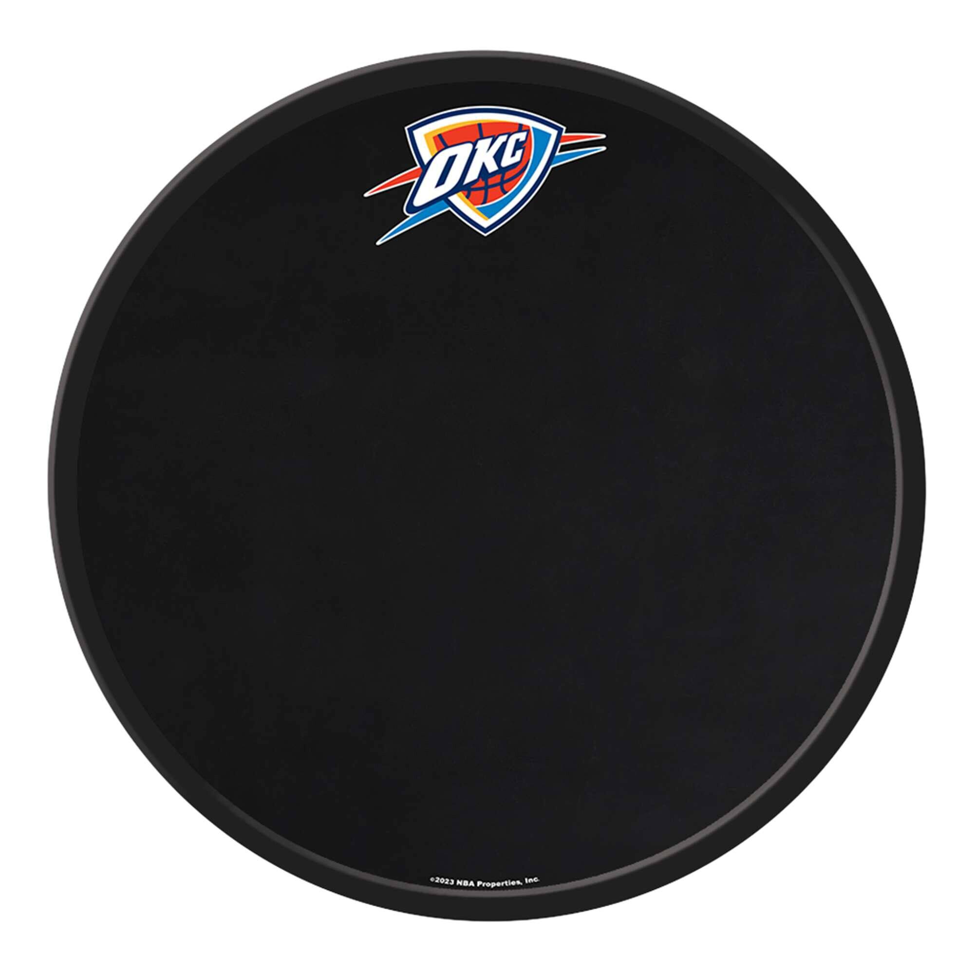 Oklahoma City Thunder 17.5" Modern Disc Chalkboard