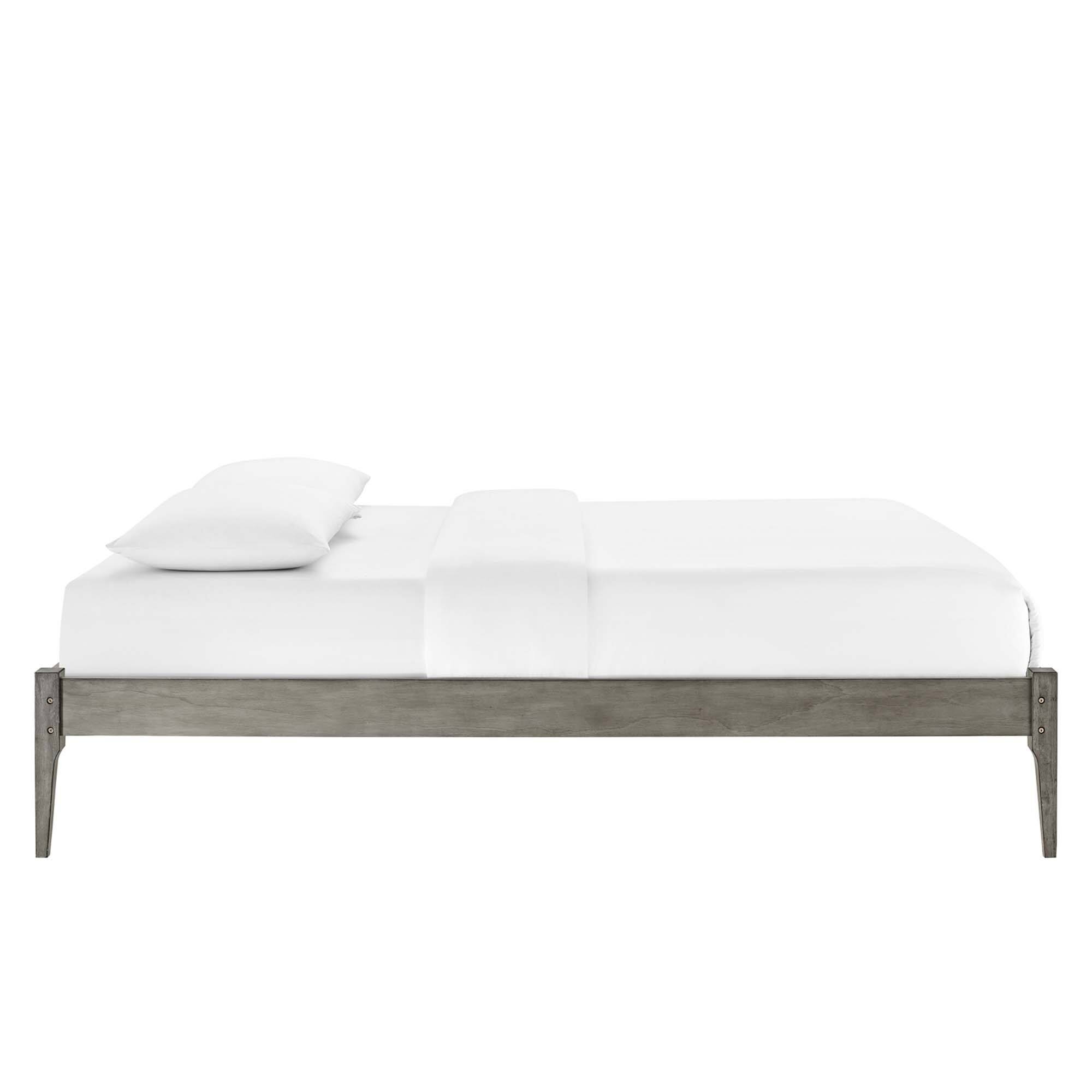 Back. Modway - Celine Channel Tufted Performance Velvet Queen Bed - Blue.