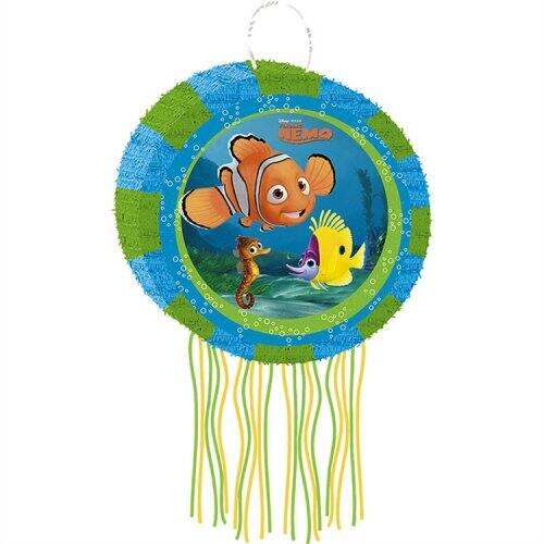 Alt View 1. Hallmark - Disney Pixar Finding Nemo Pinata - Pull String pinata measures approximately 18" in diameter - Holds up to 3lbs of candy - Multi.