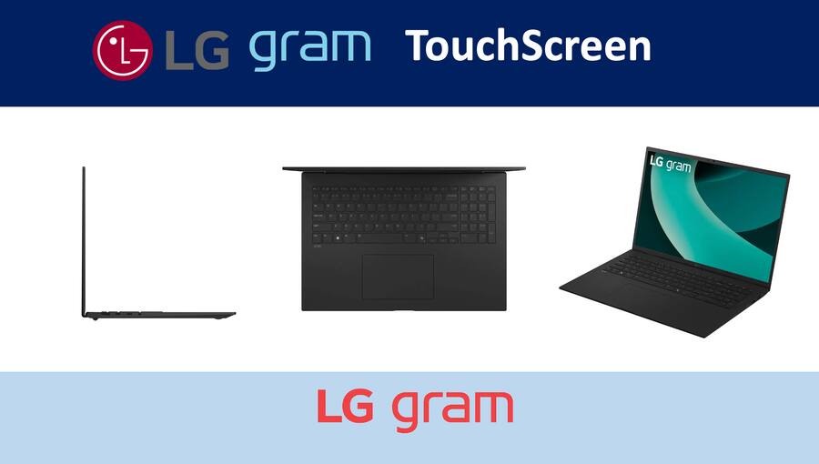 LG gram Laptop 17.0 WQXGA (Intel Ultra 9 288V, 32GB LPDDR5X, 1TB SSD ...
