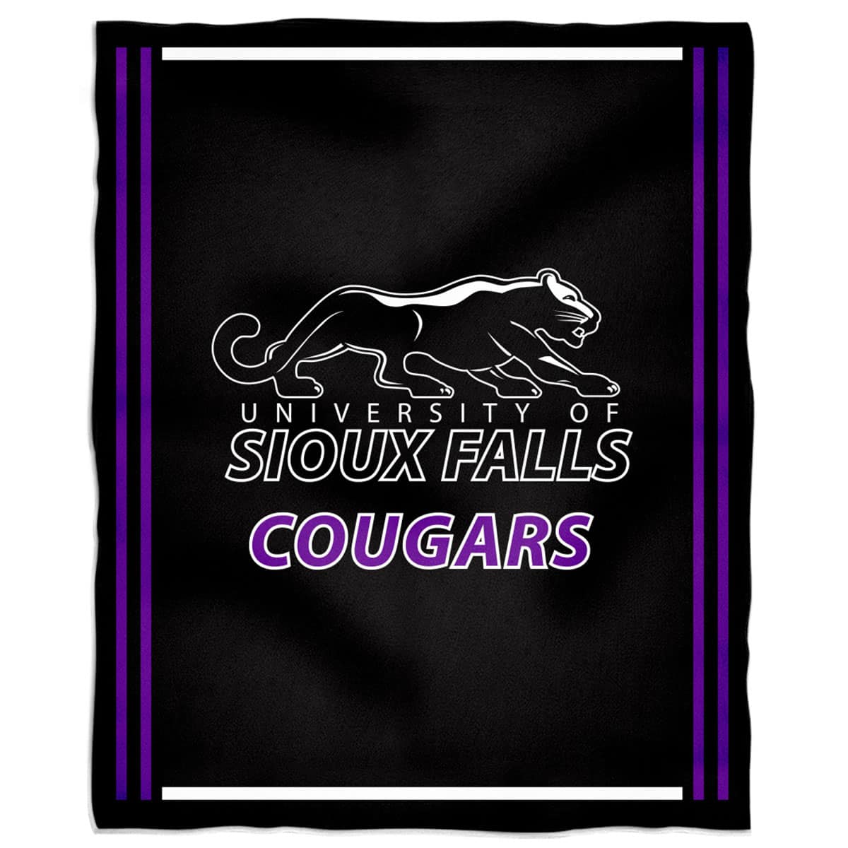 Vive La Fete - University of Sioux Falls Cougars 36'' x 48'' Children's Mascot Plush Blanket - Multicolor