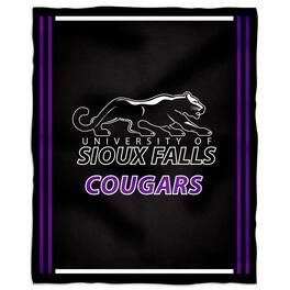 Vive La Fete - University of Sioux Falls Cougars 36'' x 48'' Children's Mascot Plush Blanket - Multicolor