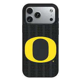 Keyscaper - NCAA - Oregon Ducks Primary Logo iPhone Magnetic Bump Case - 15 - Black