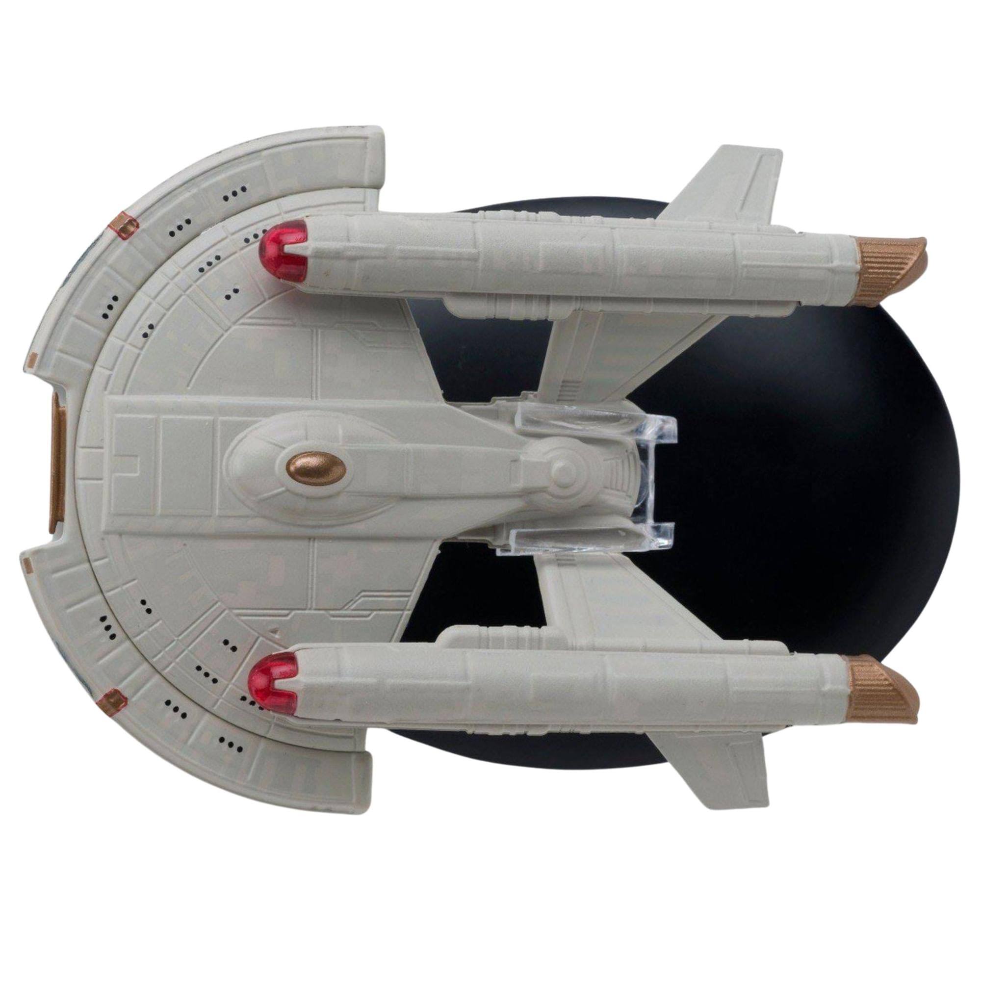 Alt View 2. Eaglemoss - Eaglemoss Star Trek Starships Replica | United Earth Starfleet Intrepid - Grey.