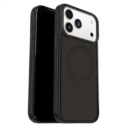 Front. OtterBox - Symmetry Series Hard Shell for Apple iPhone 17 Pro Max - Black.