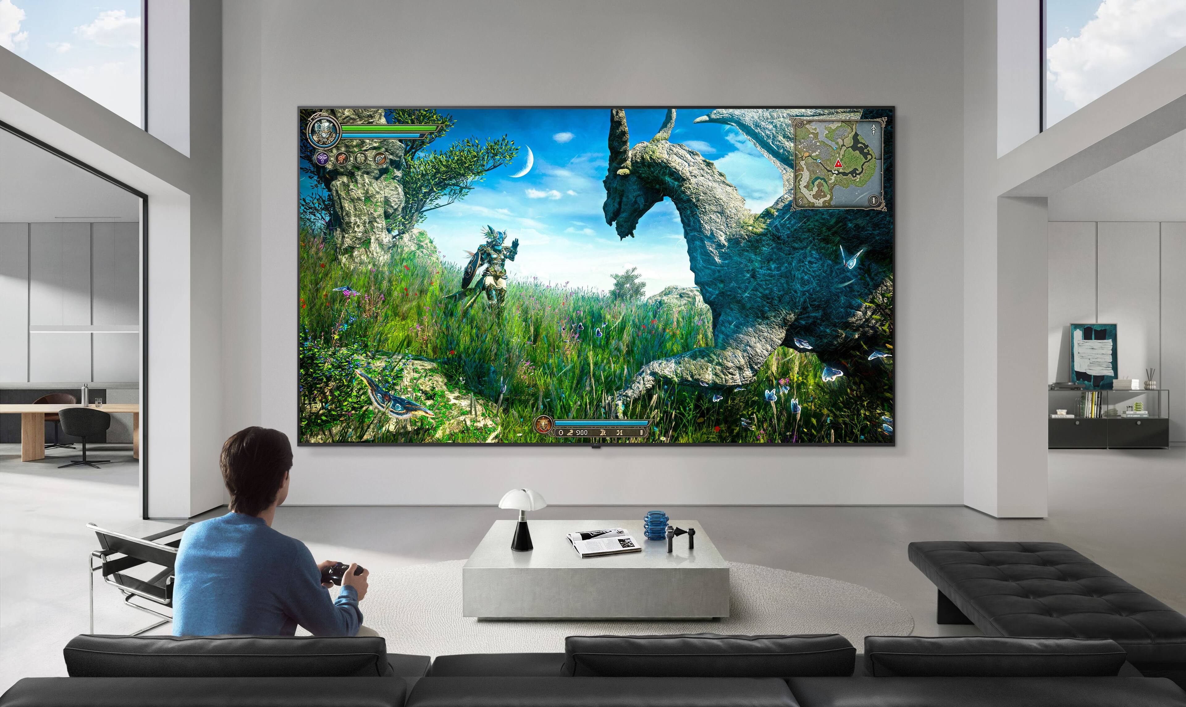 Alt View 23. LG - 75" Class 95B Series Micro RGB evo AI LED 4K Smart webOS TV (2026).