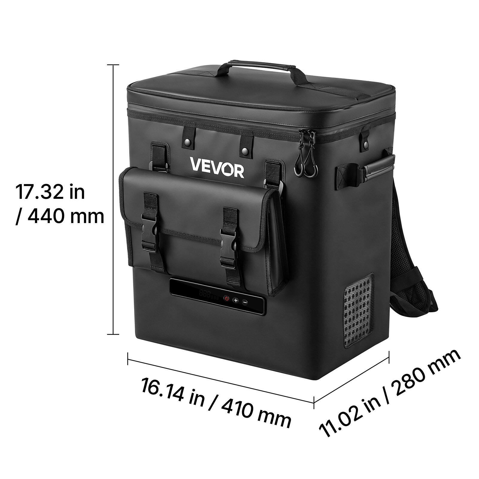 17.32 in / 440 mm  
16.14 in / 410 mm  
11.02 in / 280 mm